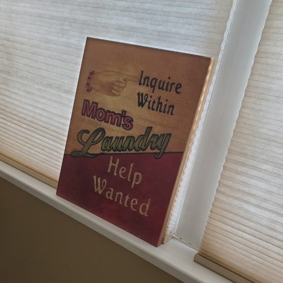 Laundry Room Wall Decor wood 14x11x3/4in - Picture 7 of 7